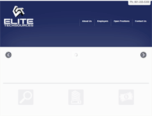 Tablet Screenshot of elitetechsources.com